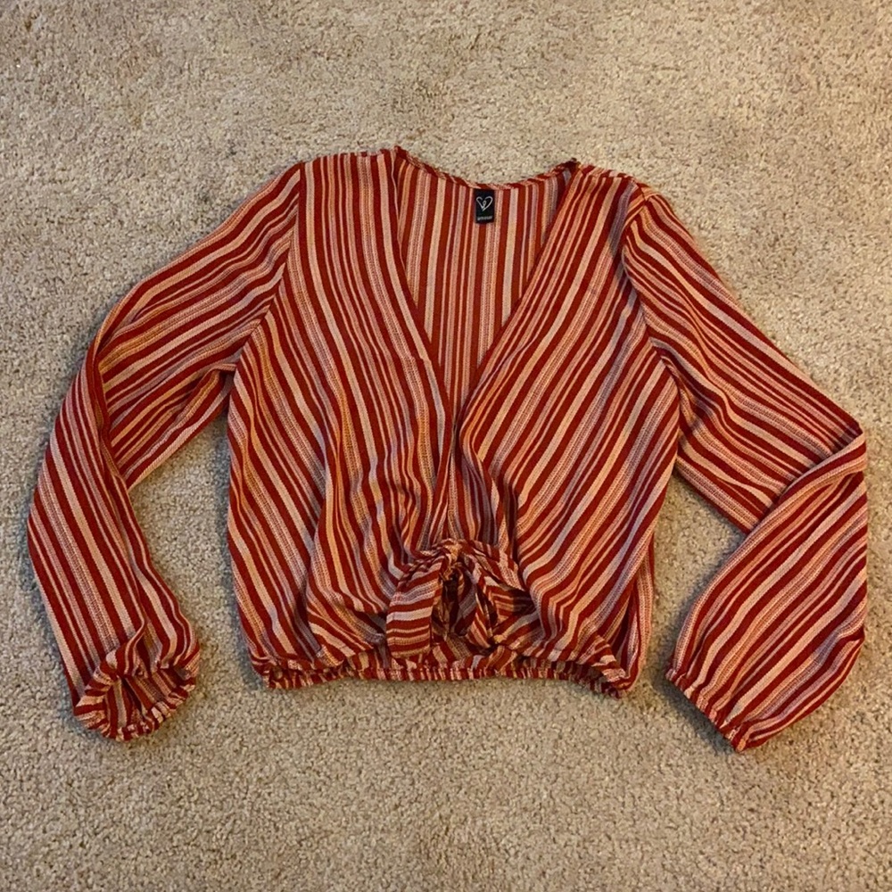 Windsor | Red & Pink Blouse